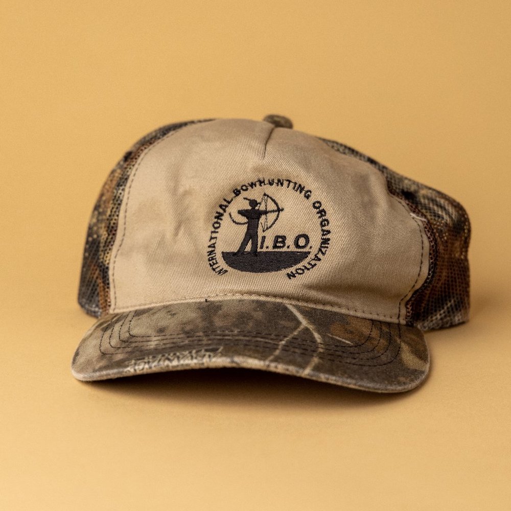 International Bowhunting Organization Camo Snapback Trucker Hat